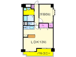 ビュ－テラス大新の物件間取画像